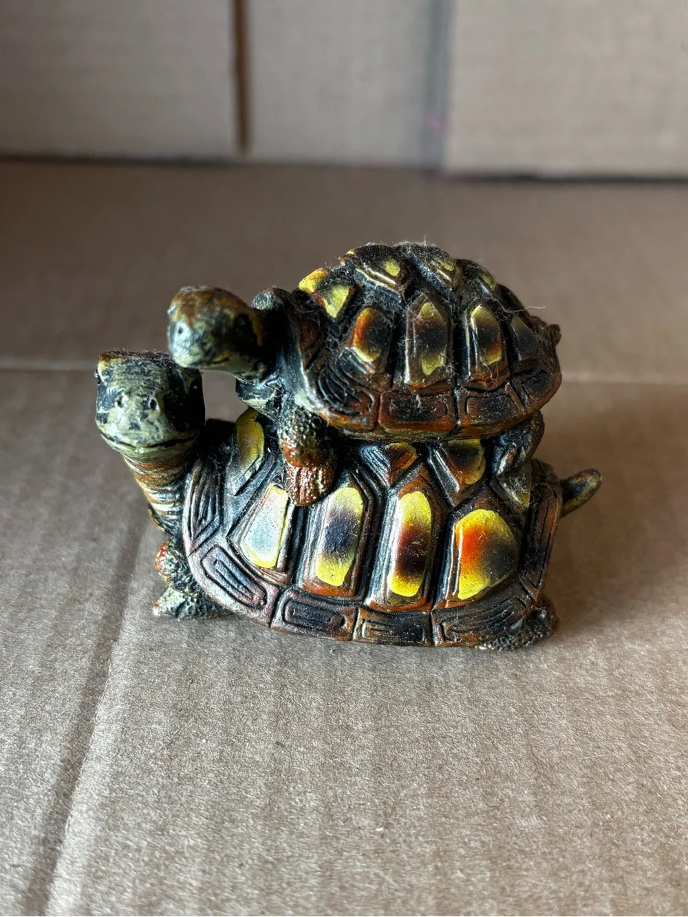 Adorable Miniature Collectible Turtle Figurine